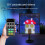 HD 64X64 LED Screen Panel  Car Color Lighting Show Expression LED Display Panel Support  APP Remote Control 4