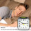 Ρολόι Ξυπνητήρι Quartz με Νυχτερινό Φως χωρίς Tick Snooze Αθόρυβο Μικρό Ρολόι Κομοδίνου 2