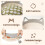 Cat Instinct Basket Hand-Woven Cotton Rope Bed with 4