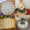 Στρογγυλό τραπεζομάντιλο από βαμβάκι Vintage Crochet 20", με δαντέλα από λουλούδια για 6