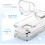 Ανθεκτική θήκη για iPhone12Mini & iPhone13Mini (5,4"), τριπλής στρώσης διαφανές πίσω κάλυμμα 3