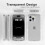 Ανθεκτική θήκη για iPhone12Mini & iPhone13Mini (5,4"), τριπλής στρώσης διαφανές πίσω κάλυμμα 7