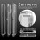 Ανθεκτική θήκη για iPhone12Mini & iPhone13Mini (5,4"), τριπλής στρώσης διαφανές πίσω κάλυμμα 8