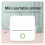 Mini HD Portable Label Thermal Printer Endurance Bluetooth Printer for Student Error Title Note 2