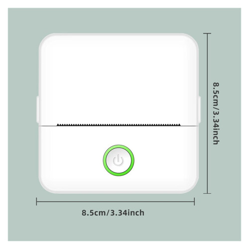 Mini HD Portable Label Thermal Printer Endurance Bluetooth Printer for Student Error Title Note 2