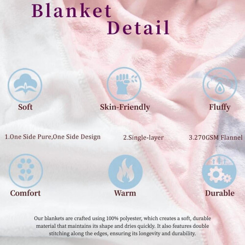 Chicken Pattern Throw Blanket 30x40in Soft Quilted Patchwork 2