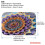 3D Flower6 Αντιολισθητικό χαλί μπάνιου από αφρό μνήμης: Απορροφητικό, στεγνώνει 3