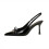 Women's Cutout Bow Leather Pointed Toe High Heel Pumps 2