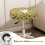 Sunflower Cat Bar Stool Cover Set of 2 Polyester Elastic 4