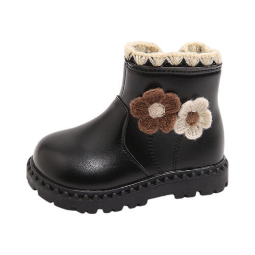 Children's Plush Cotton Boots Warm Thick Snow Boots 1