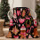 Κουβέρτα King King Gingerbread Man & Candy Cane Throw – Μαλακό, βελούδινο κάλυμμα καναπέ για όλες τις 6