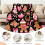 Κουβέρτα King King Gingerbread Man & Candy Cane Throw – Μαλακό, βελούδινο κάλυμμα καναπέ για όλες τις 8