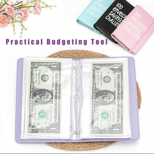 Money Saving Challenge Coin Envelope Set Budget Tracker 100 2