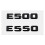 Autosticker met nummerletter voor de achterklep, geschikt voor E300, E320, E350, E400, E420, E430, E500 en E550. 6