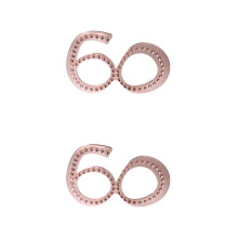 2Pcs Pink Glitter Frame Birthday Party Glasses Novelty Number Eyewear