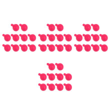 40Pièces Balle Squeeze PVC Rosé Insert Pour Jouet DIY Enfant