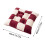 Μαξιλάρι για καρέκλα βελούδου 40x40cm με υφή καρό. Κατάλληλο για καρέκλες σαλονιού, 2