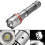 Rechargeable Led Flashlight, Titanium Alloy Mini Flashlight With Adjustable Focus Tactical Lighting For Professional Use, Waterproof IpX8Flashlight 3