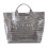 Τσάντα Tote PVC για γυναίκες – Δέρμα φιδιού & εκτύπωση γραμμάτων, διαφανές πλαστικό & 8