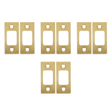 8Pcs Golden Backplate for Deadbolt Door Locks with Smooth Operation