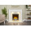 Adam Adam Avila White Marble Fireplace with Amara Electric Fire in Brushed 6