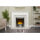 Adam Adam Avila White Marble Fireplace with Amara Electric Fire in Brushed 8