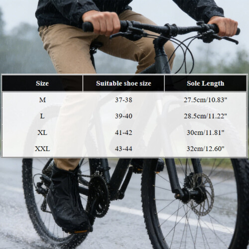Willtoo Waterproof Shoe Covers Reusable Foldable Slip-Proof 2