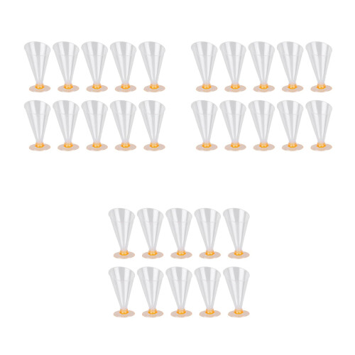 30Pièces Bols À Pudding Mousse En Verre Pour Usage Festif