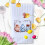 Easter Polyester Cotton Dish Towel, Egg Pattern Kitchen Rag for Daily Cleaning Use 4