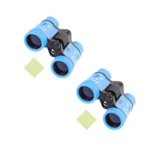 2Pcs Durable Blue Plastic Telescope Toy Kids Outdoor Educational Fun