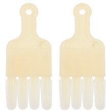 2Pcs Versatile White Plastic Royal Jelly Extractor Pen Beekeeping Tool