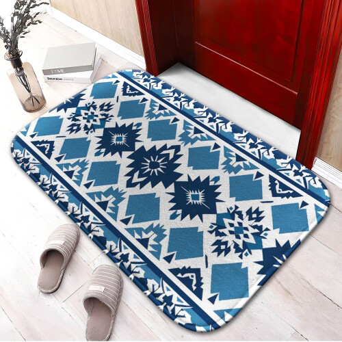 Bohemian Style252Αντιολισθητικό χαλί μπάνιου με αφρό μνήμης: Απορροφητικό, στεγνώνει 1