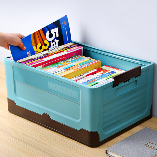Stackable Plastic Containers For Optimal Space Utilization, Multi-Purpose Storage Solutions With Portable Design, Heavy-Duty Foldable Storage Bins 2