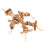 Parrot Wood Blocks Chew Toy - Movable Hooks 13