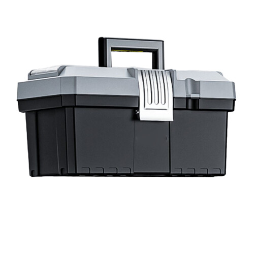 Toolbox With Lock Sturdy Toolbox Pro Tool Box With Metal Handle Secure Plastic Toolbox With Removable Tray Tool Storage Versatile Design Durable 2