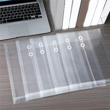 A4 Size Clear Plastic Envelopes with String Closure, Expandable Files Document Folder, File Bag for Office 24Pcs