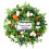 Oster-Karottenkranz mit Eukalyptus und Gänseblümchen 1