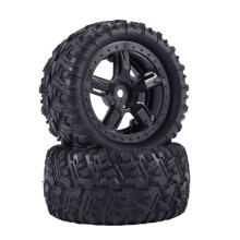 4Pcs Rubber Tires Tyre Wheel P6973 for Remo Hobby Smax 1621 1625 1631 1635 1651 1655 1/16 RC Car Upgrade Parts
