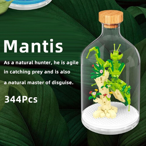 Σετ Κατασκευής Εντόμων Mantis για Ενήλικες Κορίτσια Δεν Είναι Συμβατά με Lego 1