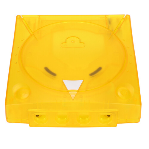Compact Lightweight Replacement Shell for Sega Dreamcast Dc Console, Transparent Retro High Quality Material Shock Absorbing Translucent Plastic
