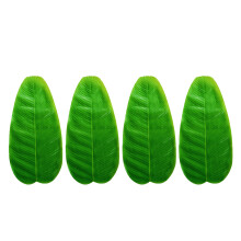 4Pcs Artificial Banana Leaves Tropical Decoration