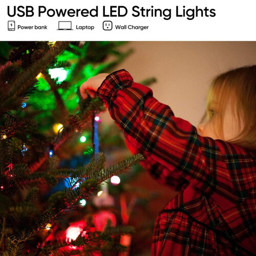 App-Controlled Decorative Lighting, 33FT RGB Copper Wire String Lights, Transform Your Space With Multicolor Festive Decorations 1
