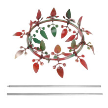 Outdoor Windmill Decoration Stainless Steel Smoothly Bearing Bright Color Beautiful Wind Spinner for Lawn Garden Porch