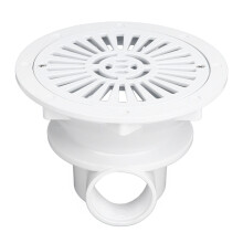 Pool Main Drain Floor Drain, ABS, G2Internal Thread