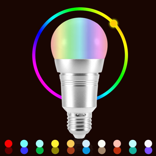 Smart LED Bulb For Seamless Integration, Wireless Wifi Control With16Million Colors Adjustable 1