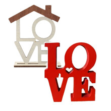 3/2/1pcs Wood Home Sign Rustic Wooden Cutout Word Decor Freestanding Home Tabletop Decor Romantic Table HOME Words Shape For Home Party Decor