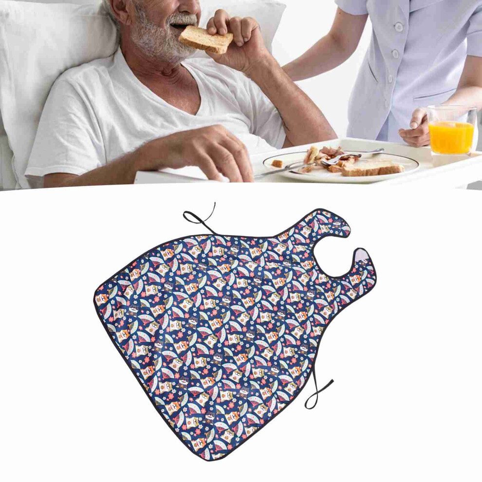 Adult Cloth Reusable Large Size Bib â Soft, Splash Proof, Washable Protective Clothing Protector