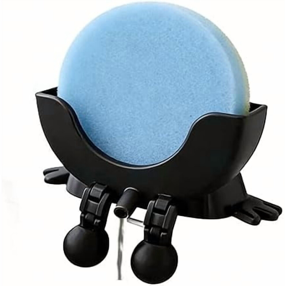 Cute Hanging Sponge Holder With Drainage, Legs & Open Design Â Smiley Sink Edge Stand, Compatible With Standard Sinks 9313598223906