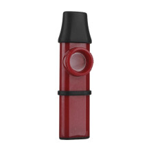 Kazoo Adjustable Tone Easy to Carry for Music Lovers Musical Instrument Mini for Accompaniment Keyboard Violin Guitar Ukulele Red