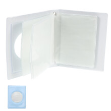 Binder Album Puncture Kit Photo Album Storage Baby 11.00X8.50X1.50CM Sky-blue
